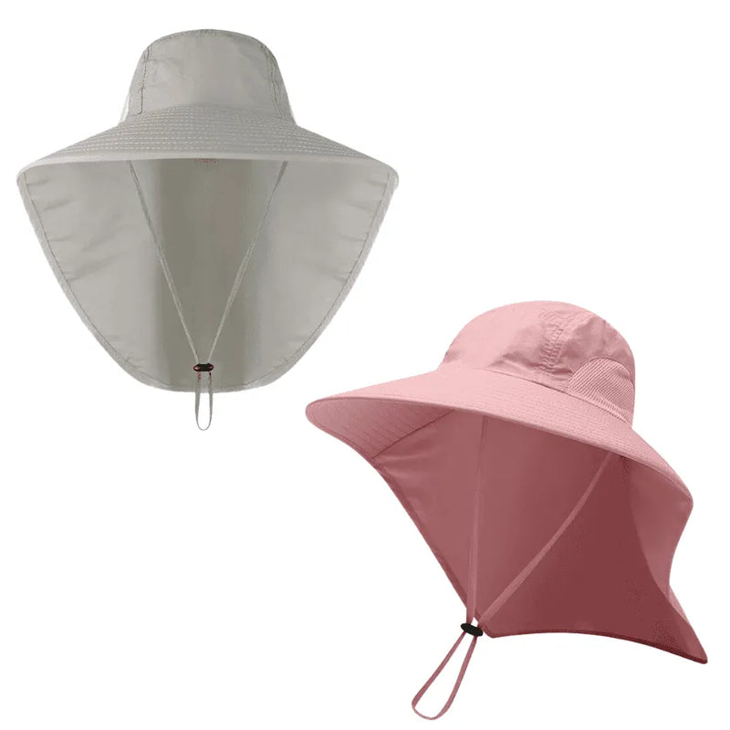 [Pague 1 Leve 2] Chapéu Com Proteção Solar UVA/UVB - Proteja-se Do Sol Com 100% De Eficácia Ao Ar Livre!