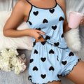 Pijama Feminino SleepLover - Conjunto BabyDoll e Shorts Fresquinho LooseFit | Tecido Super Macio e Confortável