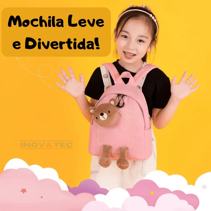 Mochila Infantil Teddy Urso - A Pelúcia Mais Amada
