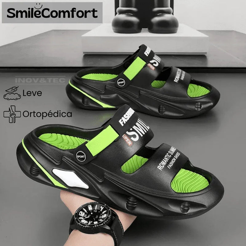 Sandália Ortopédica Unisex SmileConfort | Tecnologia Ultra Confort Com Espuma Alemã Super Macia