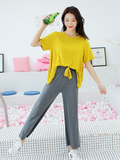 Pijama Feminino Bliss Dream - Conjunto Calça e Camisa Manga Curta 100% Modal | Respirável, Macio e Super Confortável