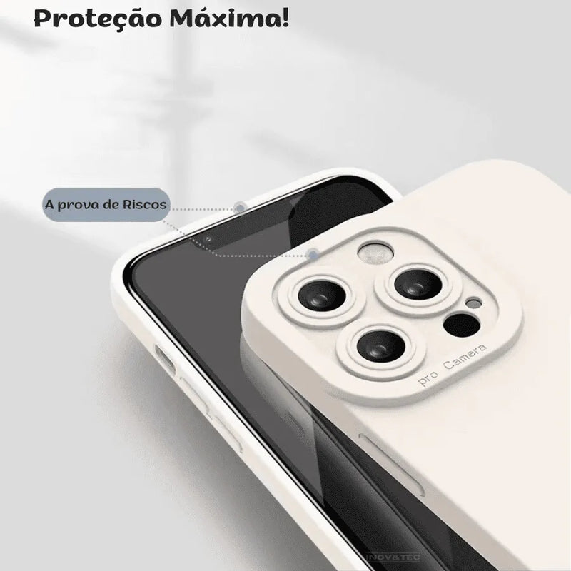 Capinha Iphone Stick Man Dedo Do Meio De Silicone - Case de Alta Proteção e Resistência