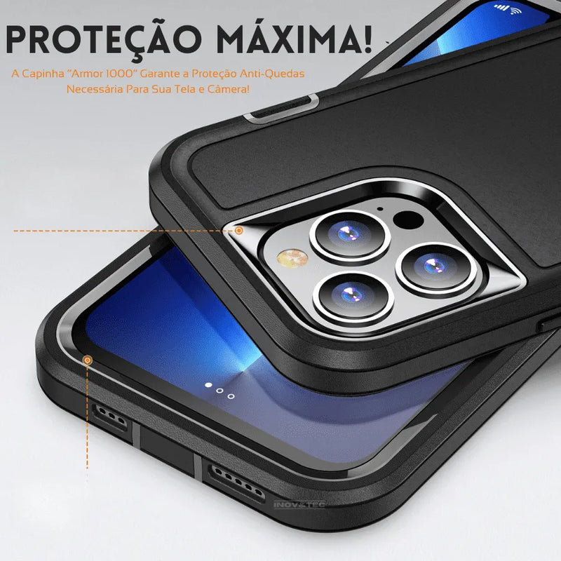 Capinha Iphone Armor 1000 - Proteção de Armadura 360º Para Proteção do Seu Aparelho