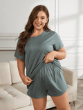 Pijama Feminino Plus Size ConfortSleep - Conjunto BabyDoll e Shorts Fresquinho LooseFit | Tecido Super Macio e Confortável