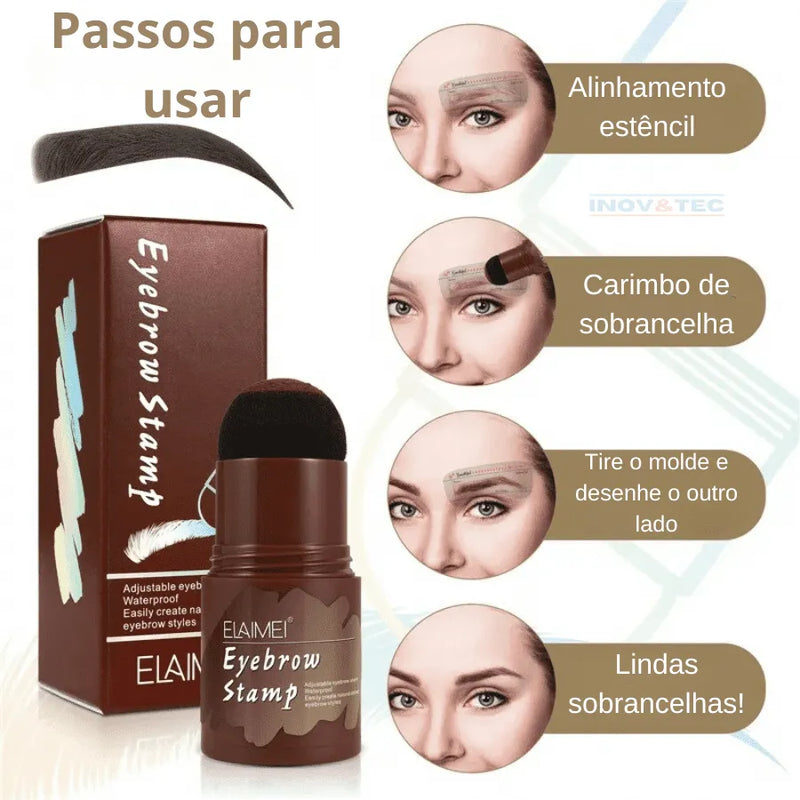 Stencil Preenchedor De Sobrancelha Eyebrow Shape Original | Sua Sobrancelha Linda e Feita em Segundos!