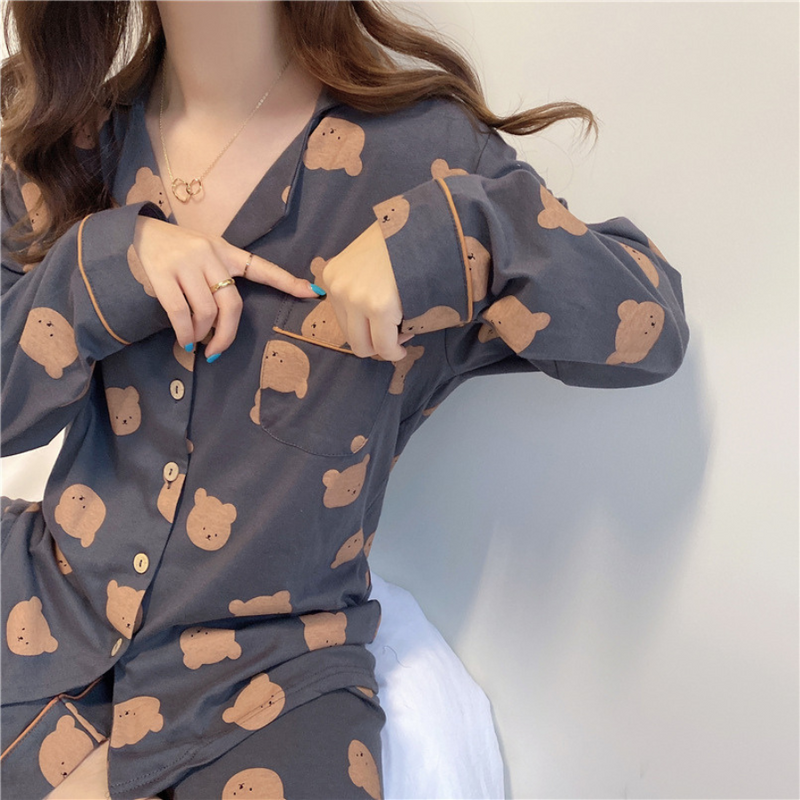 Pijama Feminino Teddy Comfort - Conjunto Com Calça e Camisa Longa em Algodão | Super Macio, Quentinho e Confortável