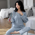 Pijama Feminino Sweet Confort - Conjunto Com Calça e Camisa Longa em Algodão | Super Macio, Quentinho e Confortável