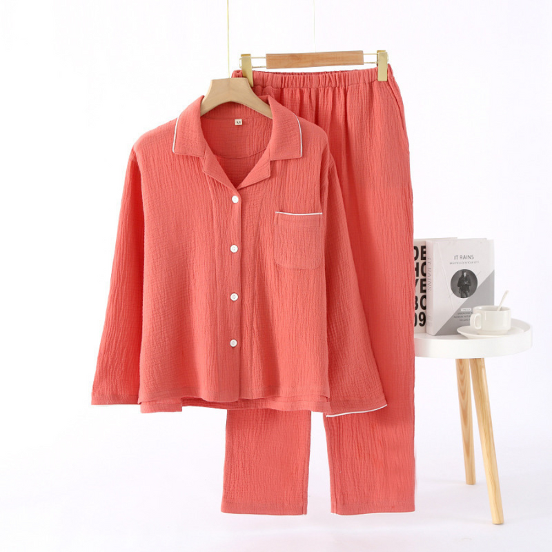 Pijama Feminino Pure Cotton - Conjunto Com Calça e Camisa Longa 100% em Algodão | Macio, Leve e Super Confortável