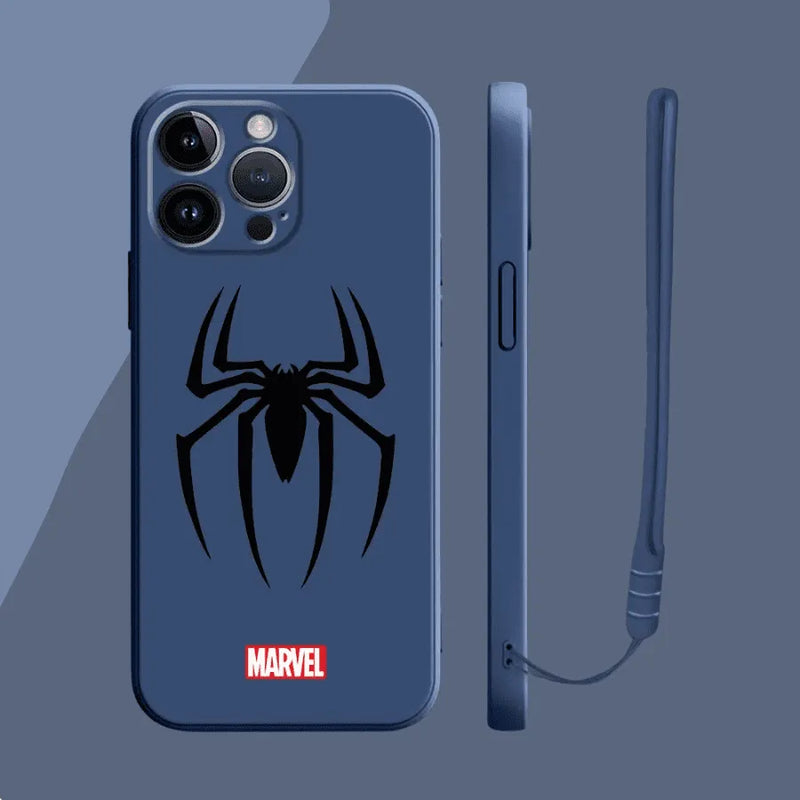 Capinha Iphone Marvel Homem-Aranha x Venom - Case de Alta Proteção Com Cordão de Brinde