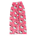 Calça De Pijama Peluciada Fleece Hello Kitty | Quentinha, Macia e Super Confortável