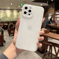 Capinha IPhone Silicone Matte Anti-Impacto Câmera Pro - Case De alta Proteção e Resistência Com proteção 360º para as lentes da Câmera