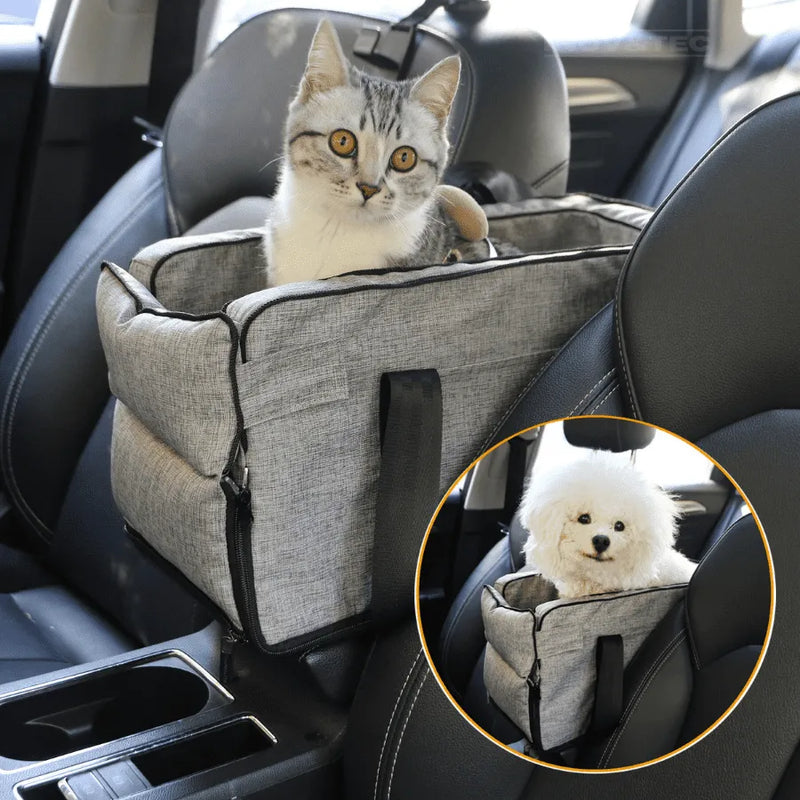 Cadeirinha De Segurança Para Gatos e Cachorros Pequenos SafePaws Original | Seu Pet Mais Confortável e Tranquilo Com Muita Segurança [Últimas Unidades Com 50% De Desconto]