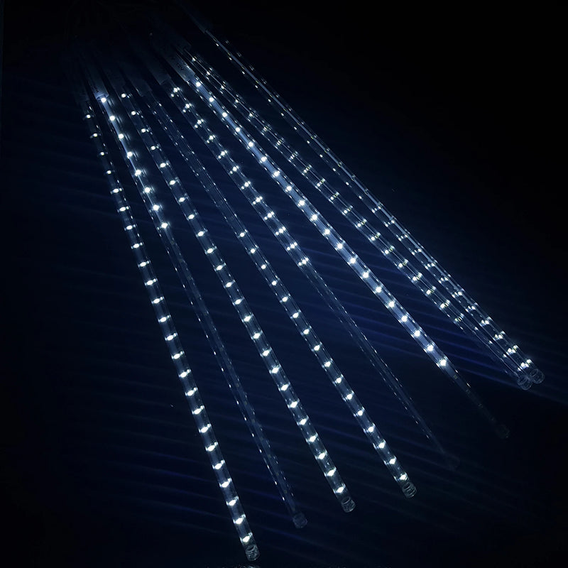 Cascata de Luzes LED Meteoros de Natal - 8 Tubos 50cm