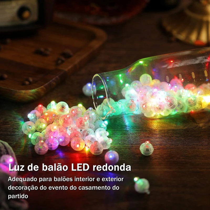 Lâmpada LED Mini Balão Colorida