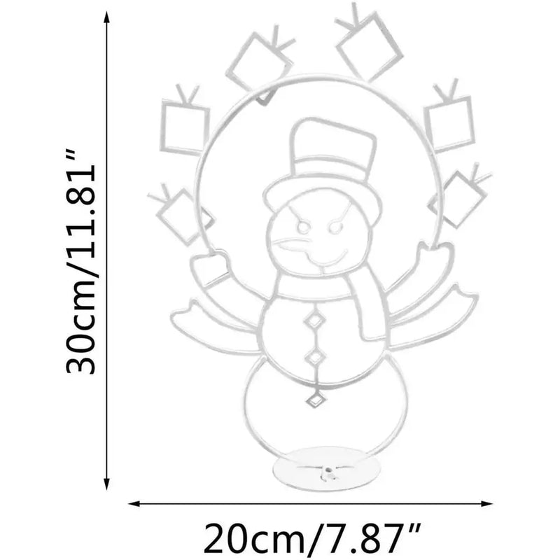 Natal brilhante - boneco de neve com luz