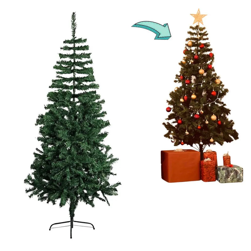 Árvore De Natal Pinheiro Luxo Grande 180cm 750 Galhos Premium