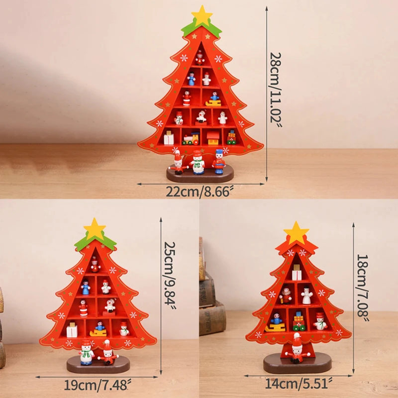 Árvore De Natal De Madeira Para Decoração