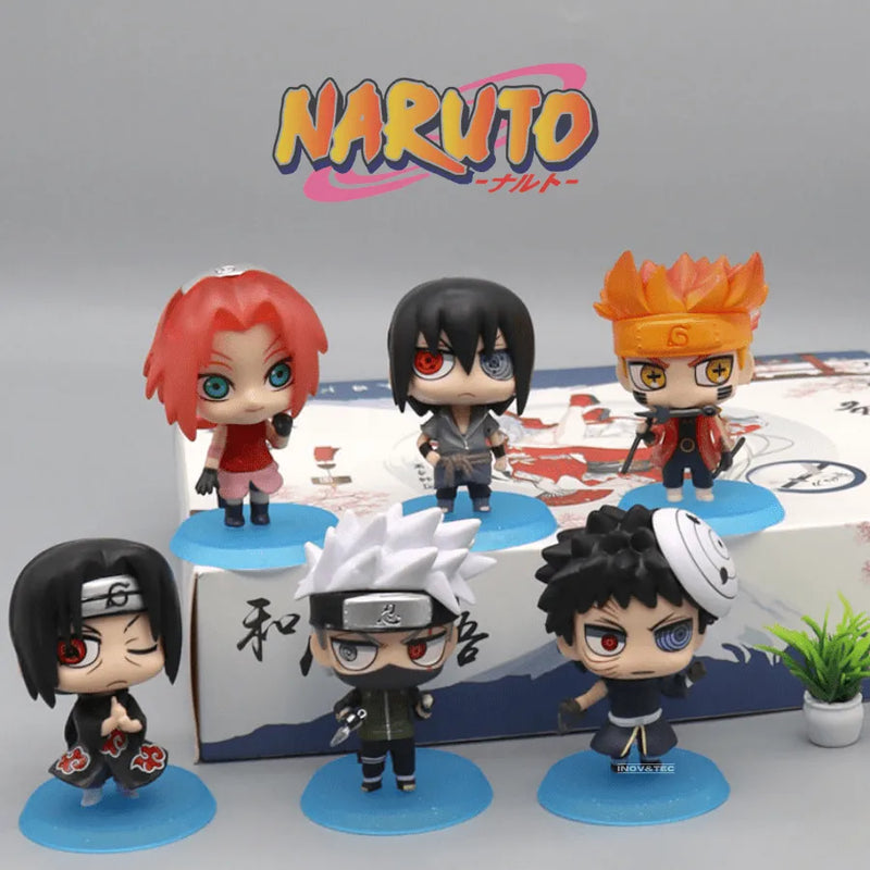 Miniaturas Naruto Cartoon Style - Decoração Geek e Gamer, Personalize Seu Setup Com Essas Incríveis Peças !