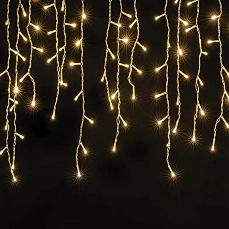 Pisca Pisca Cascata Iluminação de Natal 200 LEDs 5 Metros 8 Funções