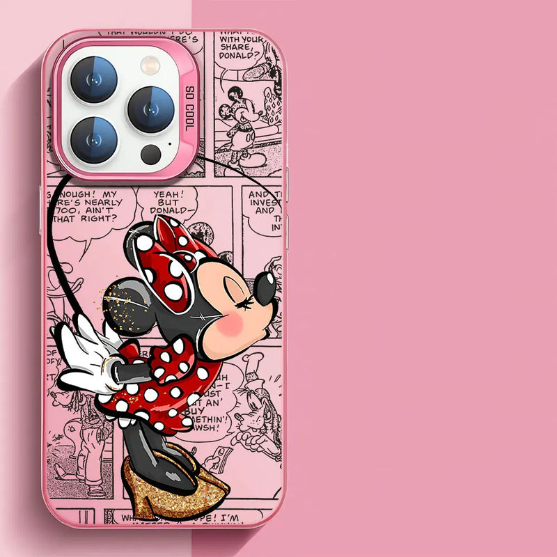 Capinha Iphone para Casal Mickey e Minnie - Case de Alta Proteção e Resistência