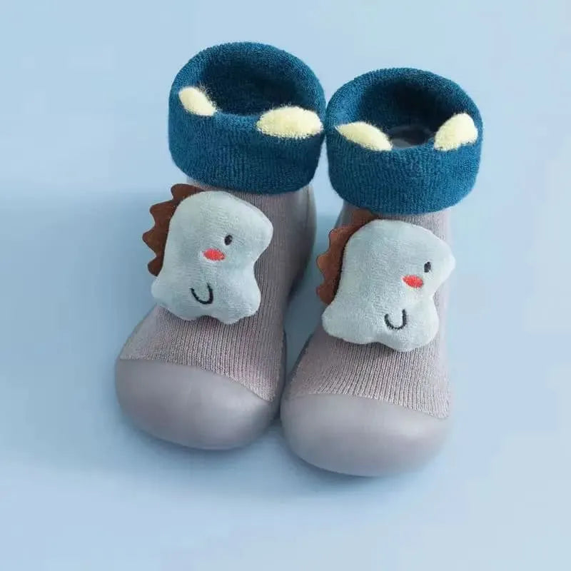 Sapatinho Meia de Bichinhos Fofos - Para pés quentinhos e confortáveis