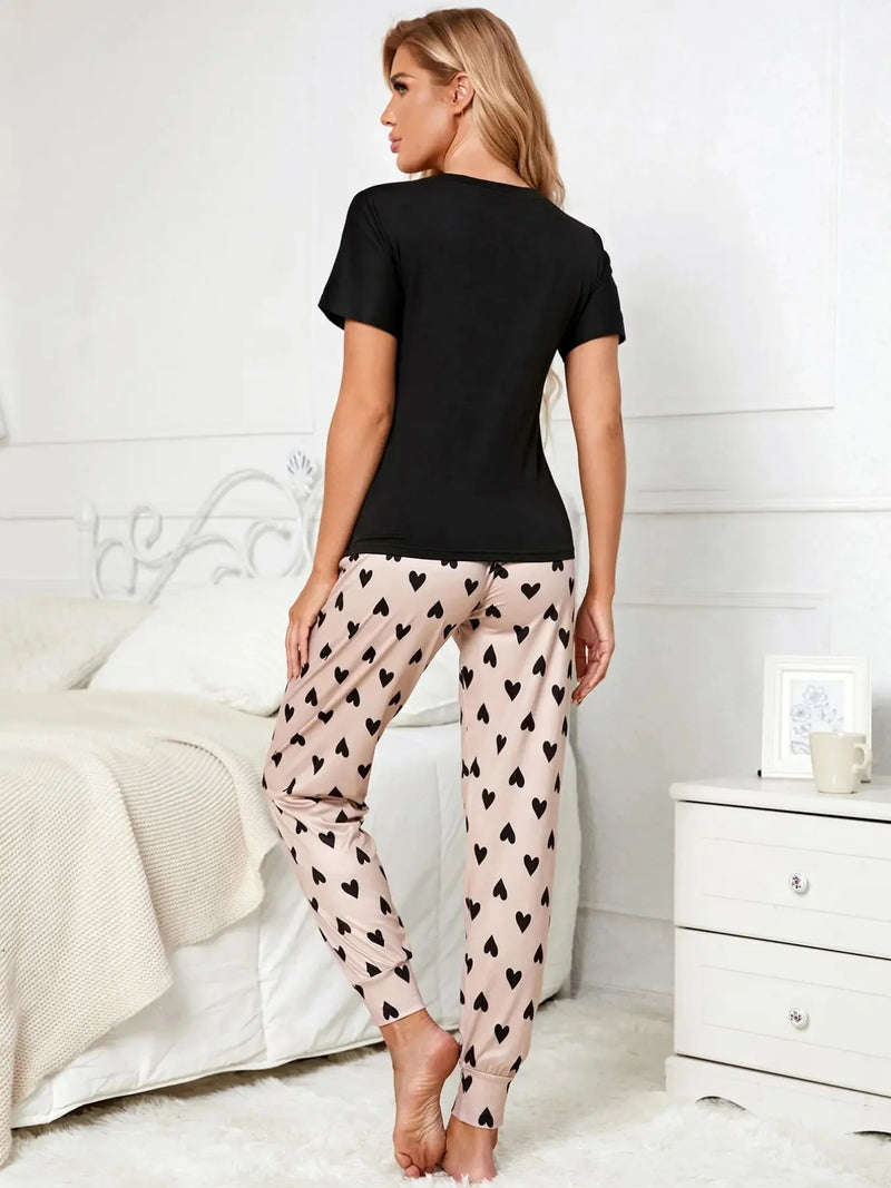 Pijama Feminino Good Morning Conjunto Com Calça e Camisa | Tecido Leve e Confortável