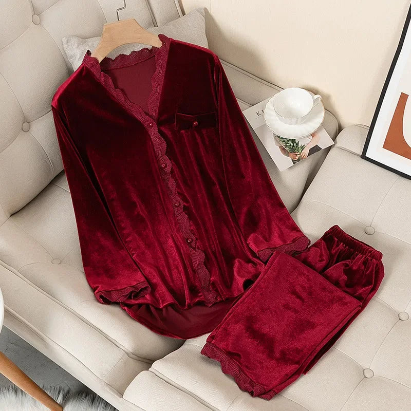 Pijama Feminino Comfort Dream Conjunto Com Calça e Camisa Longa | Tecido Leve e Confortável