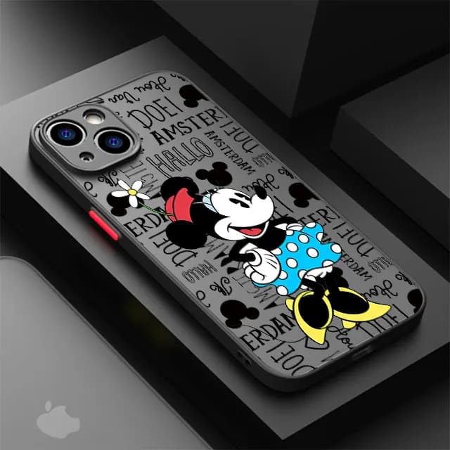 Capinha Iphone Mickey e Minnie - Case de Alta Proteção e Resistência