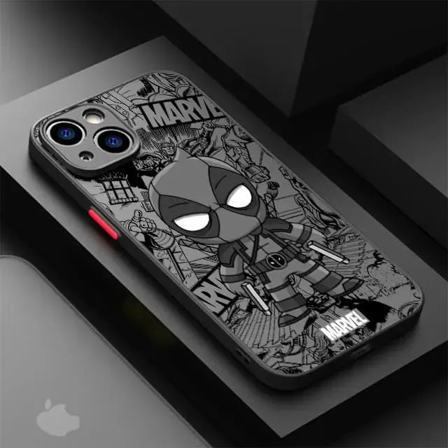 Capinha Iphone Mini Figuras Marvel - Case de Proteção e Alta Resistência