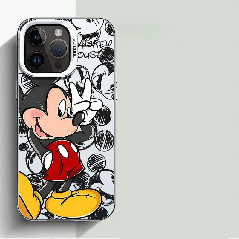Capinha Iphone da Disney Mickey e Minnie - Case de Alta do Proteção e Resistência