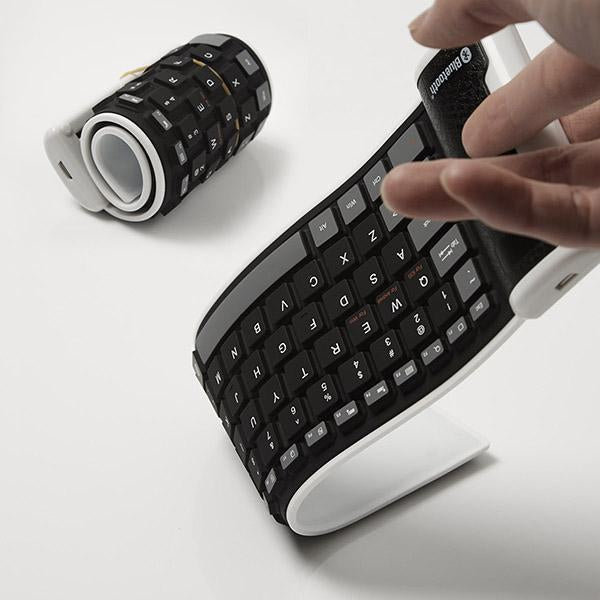 Teclado Bluetooth Dobrável Impermeável - Um teclado que você pode levar para qualquer lugar!