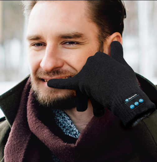 Luvas Inteligentes Bluetooth com Som e Microfone Embutidos - Smart Gloves