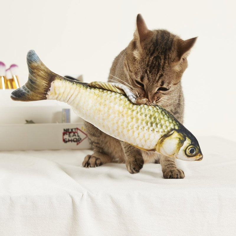 2 Peças de Brinquedo para Gato em formato de Peixe - Fish-Shaped Cat Toy