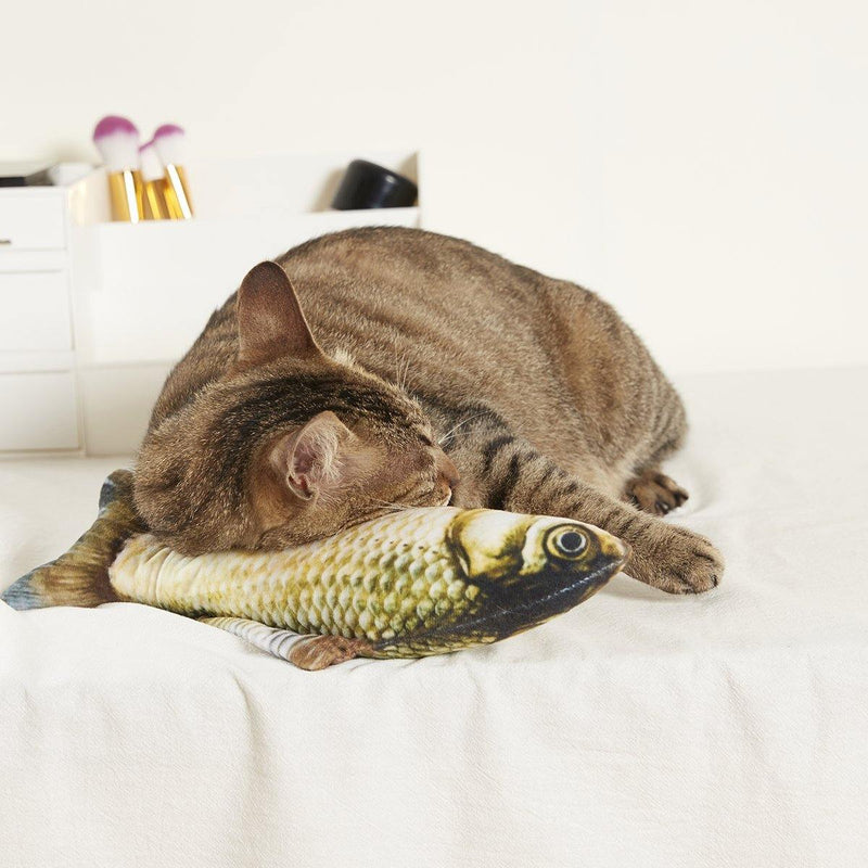 2 Peças de Brinquedo para Gato em formato de Peixe - Fish-Shaped Cat Toy