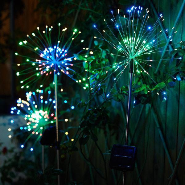 Estaca de Jardim de Fogos de Artifício LED