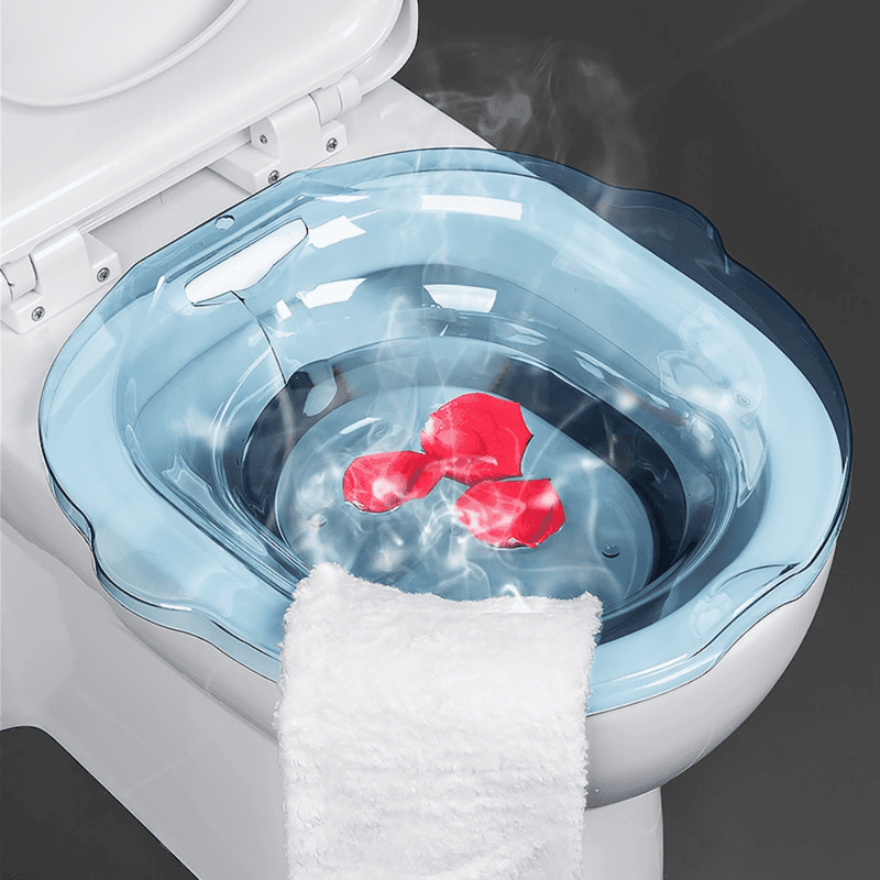 Assento medicinal para vaso sanitário portátil SmartMed™️ - Limpeza intima, Grávidas, Idosos, hemorroidas e doenças pubianas - Inov&tec