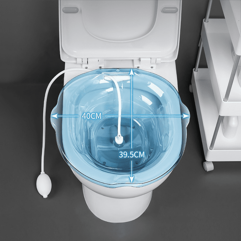 Assento medicinal para vaso sanitário portátil SmartMed™️ - Limpeza intima, Grávidas, Idosos, hemorroidas e doenças pubianas - Inov&tec
