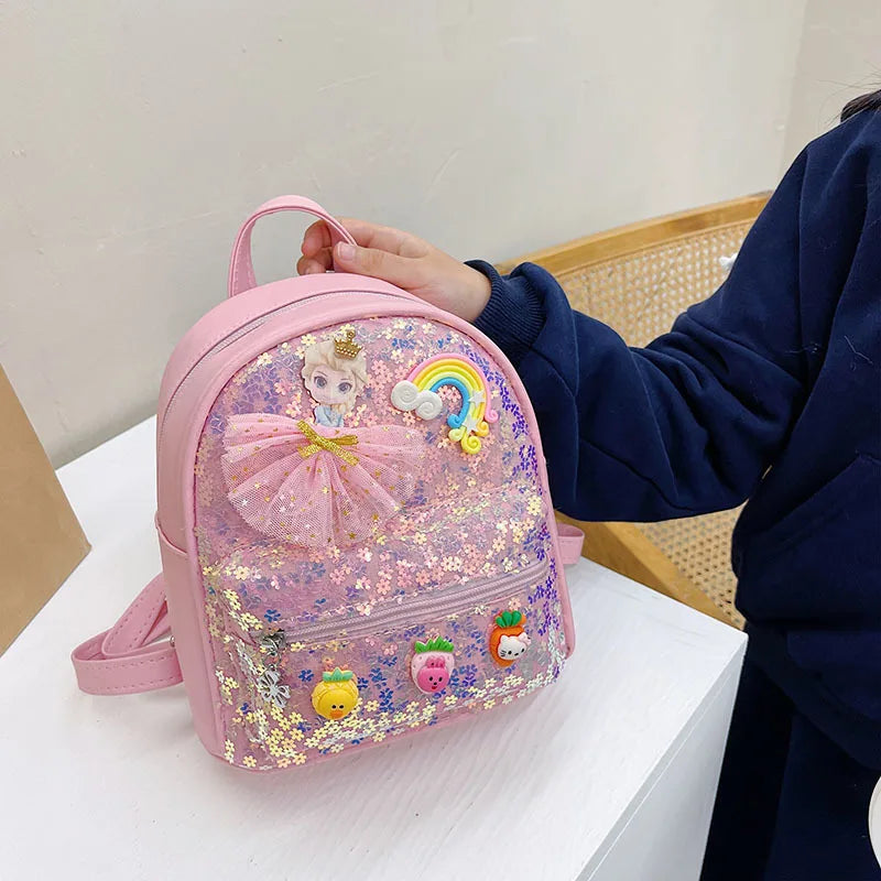 Mochila Infantil Princesa Brilhante - Deixe Sua Princesa Brilhar Nos Estudos
