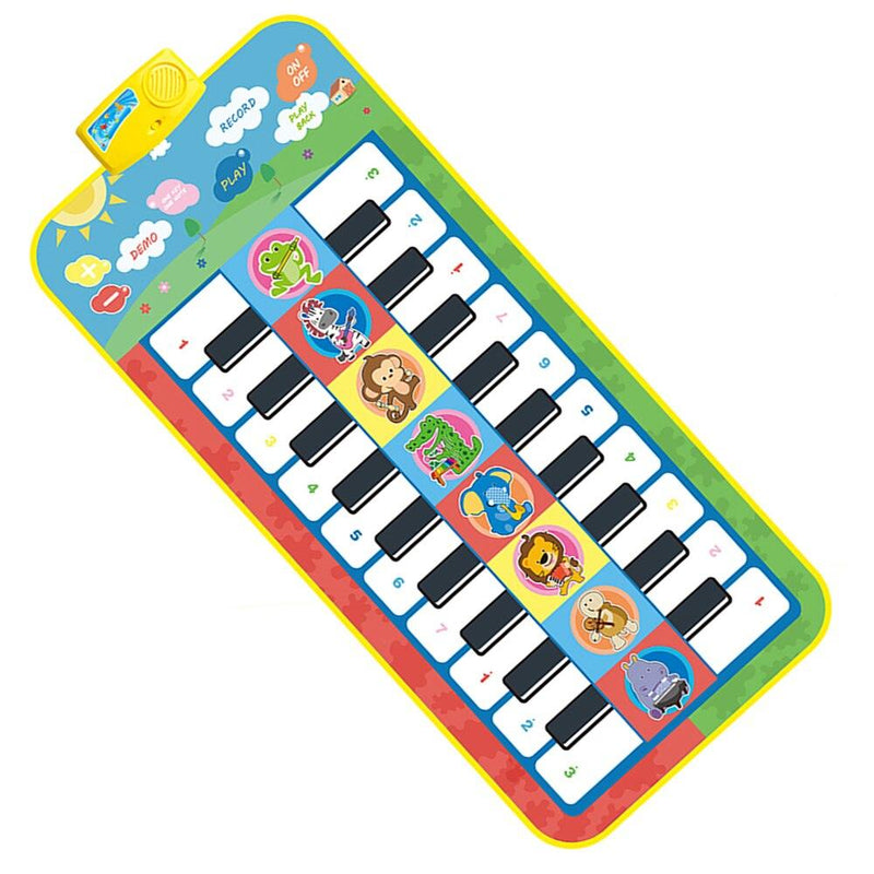 Tapete Musical Com Sons de Piano e Animais - Brinquedo Educativo Para Crianças MEU TAPETE MÁGICO - Inov&tec