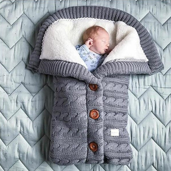 Cobertor Quentinho Multiuso Para Recém Nascidos e Bebês de até 18 Meses - BABY SWEATER