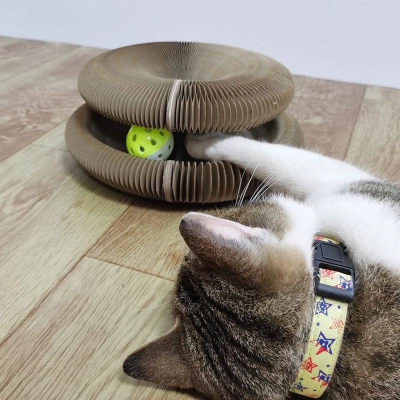 Brinquedo e Arranhador Mágico Para Gatos CAT CIRCUS - Inov&tec