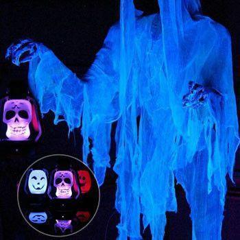 Lanterna LED Assombrada de Halloween