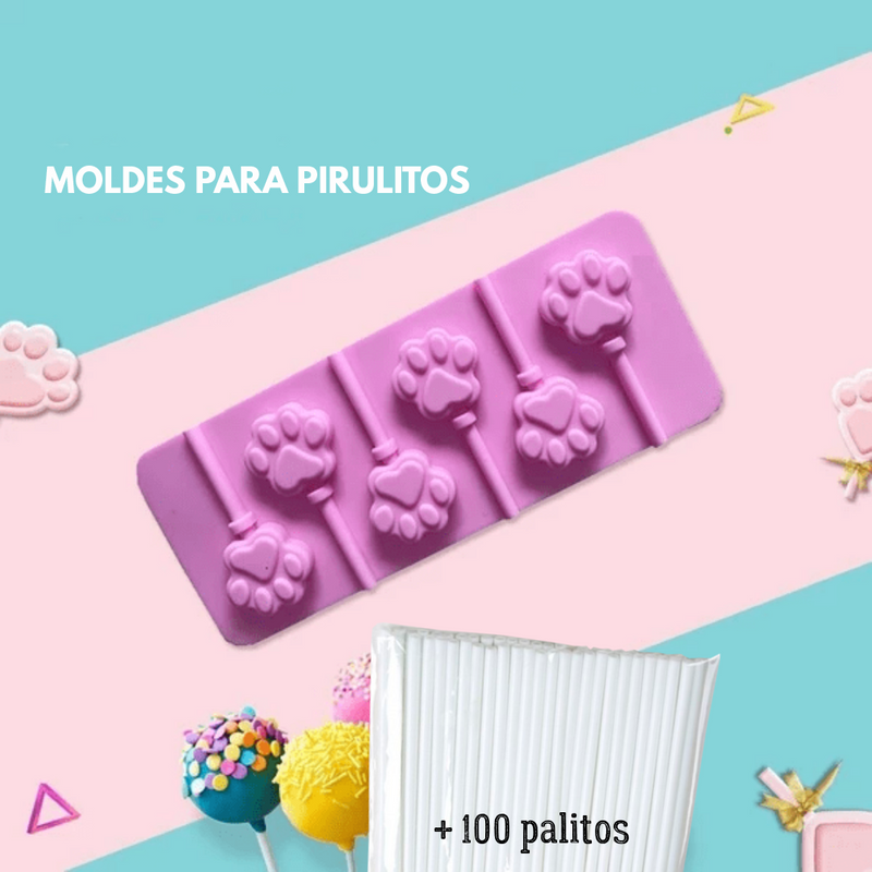 Pop Treat - Kit de Moldes para Pirulito