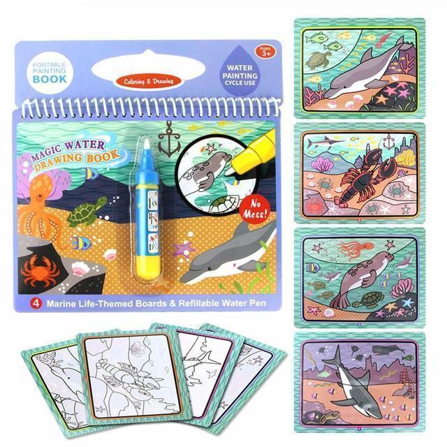 Magic Fun - Livro para Colorir à Base de Água