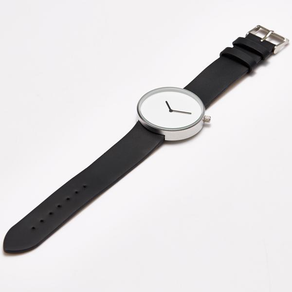 Relógio De Couro Minimalista Em Aço Inoxidável - Elegance Fusion