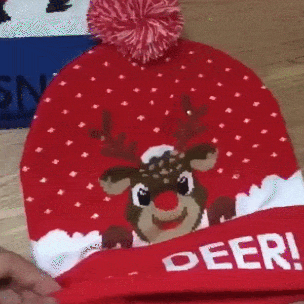 Gorro Feito de LED de Natal - Festive Hat