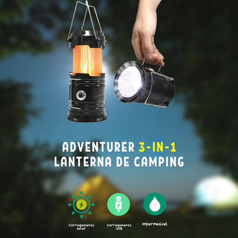 Adventurer 3-in-1 - Lanterna de Camping