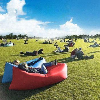 Espreguiçadeira inflável ao ar livre - Perfeita para Acampamentos, Praias ou Piqueniques!