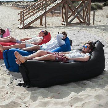 Espreguiçadeira inflável ao ar livre - Perfeita para Acampamentos, Praias ou Piqueniques!